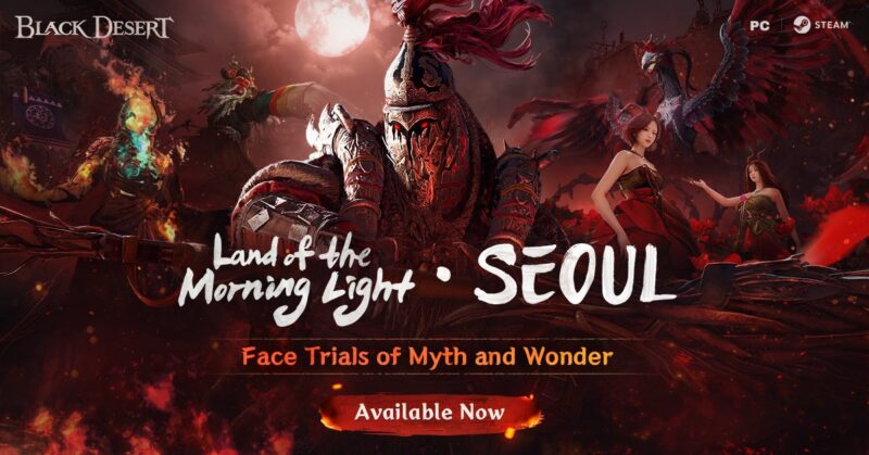 Dawn Breaks in Black Desert Online with Land of Dawn: Seoul Now Available