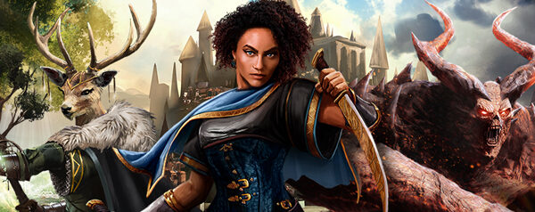 fractured online sandbox mmorpg female key art