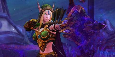 world of warcraft dark heart alleria banner