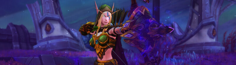 world of warcraft dark heart alleria banner